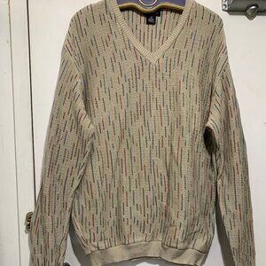 VINTAGE TOSANI MADE IN CANADA KNITTED MERCERIZED COTTON SWEATERS SIZE L